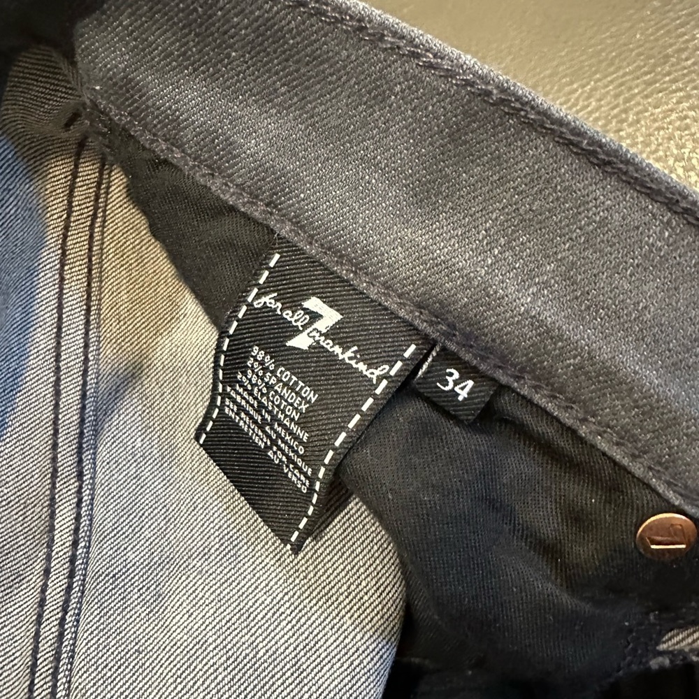 7 For All Mankind Men's Dark Gray Jeans- RHIGBY